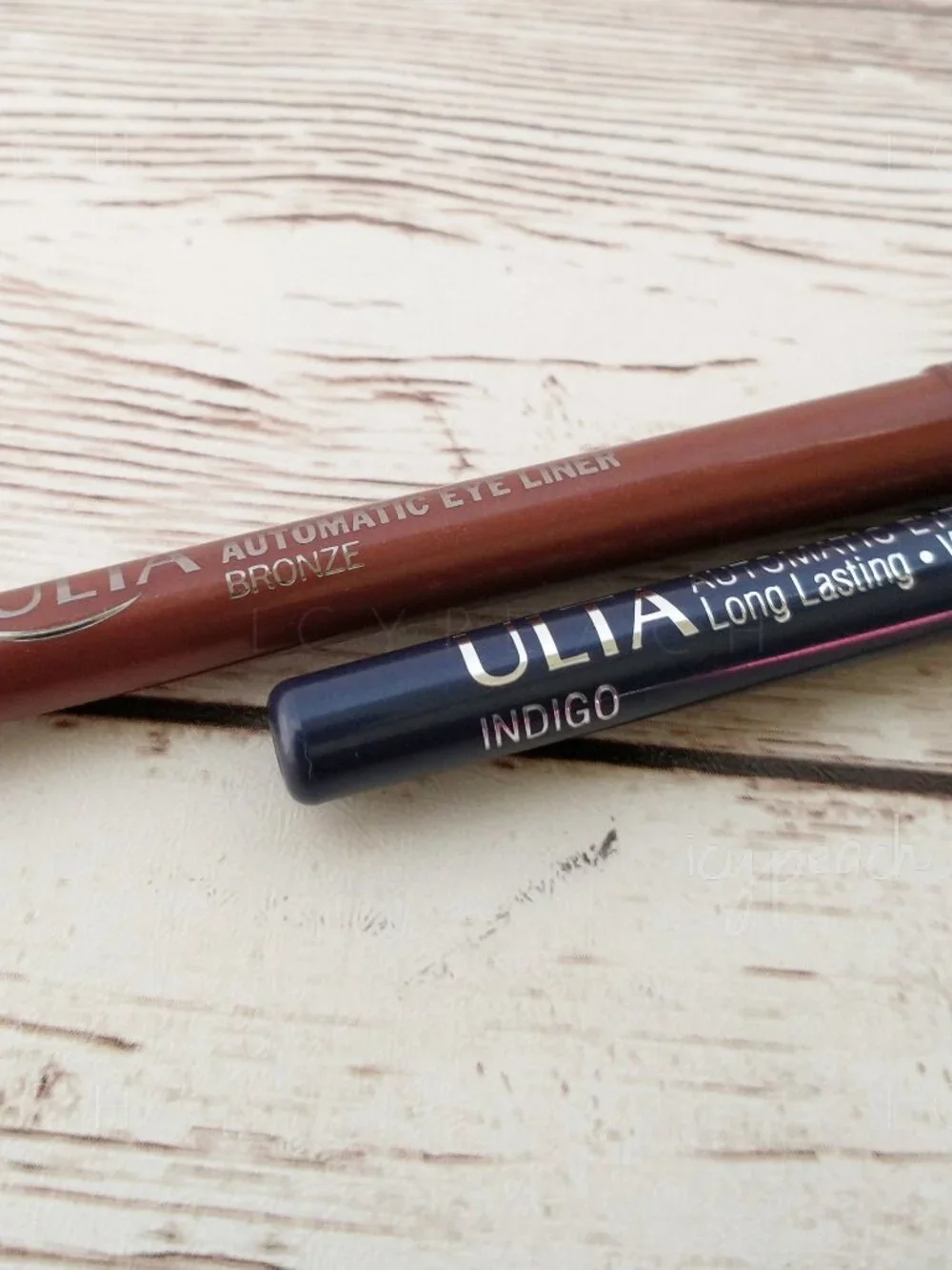 Ulta Automatic Eyeliner Bronze Indigo Full Size 2 Twist Up Liners New Waterproof